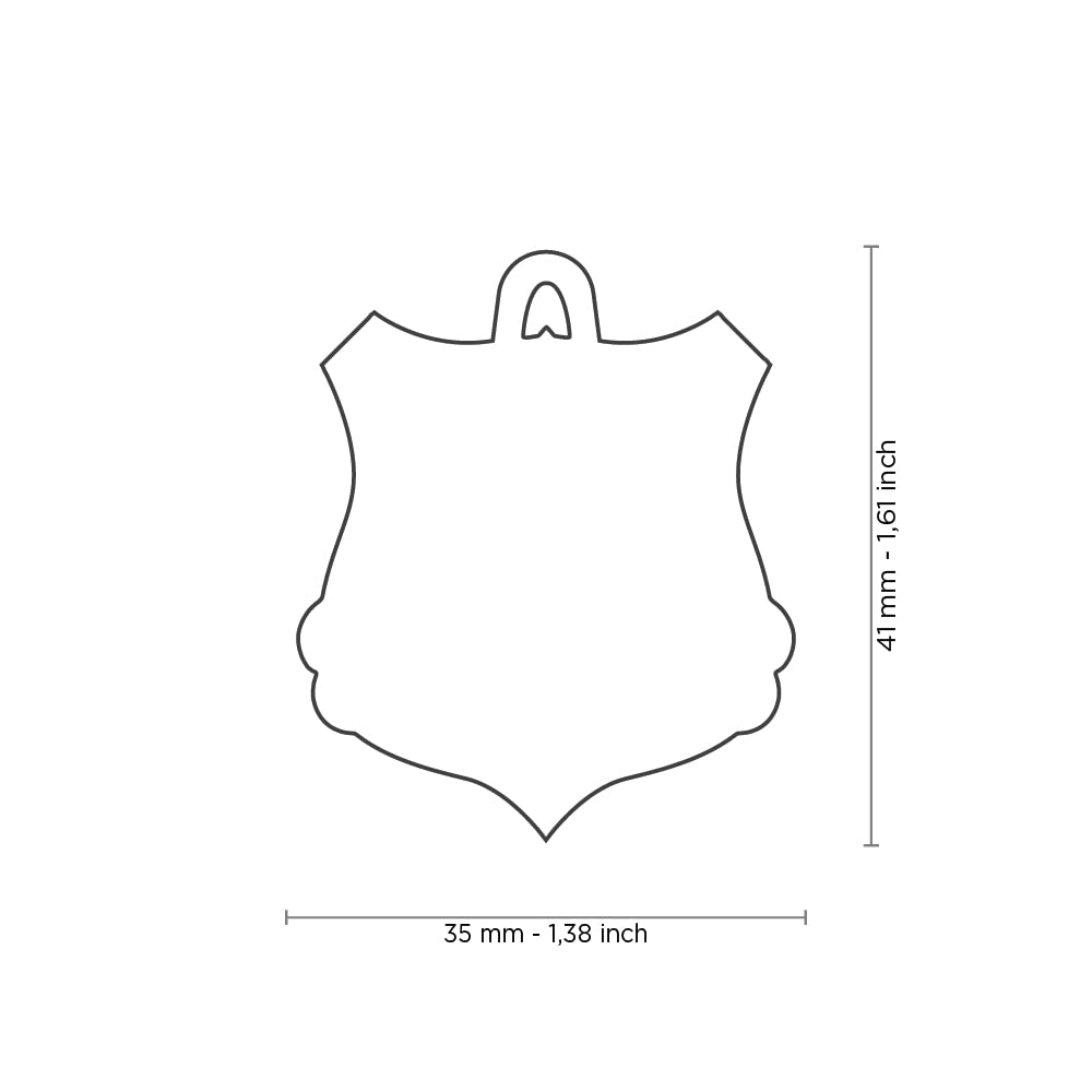 My Family Personalized Pet Id Tag Made In Italy, Dog Agent, Free Engraving, Antique Silver, Bronx Collection