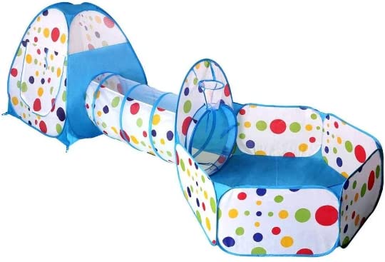 Piggy Poo And Crew Interactive Pet Tunnel And Ball Pit | Fun Pet Playhouse | Includes 50 Balls | Collapsible Design | Indoor/Out