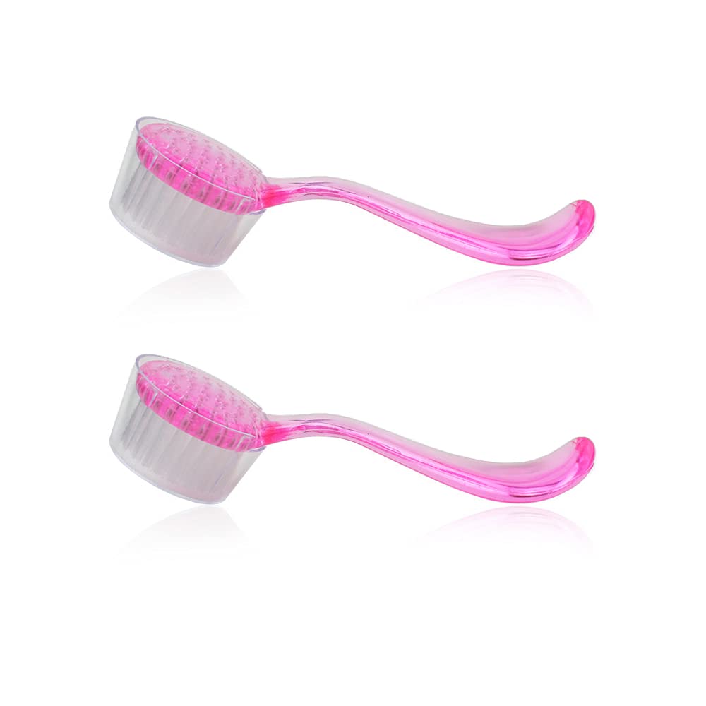 Woledoe 2Pcs Hamster Brush And Comb, Fit Guinea Pig, Ferrets, Rats, Chinchilla, Bunny - Pink