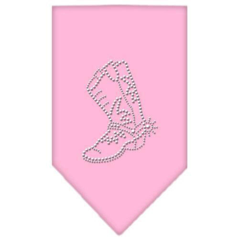 Mirage Pet Products Boot Rhinestone Bandana, Large, Cocoa