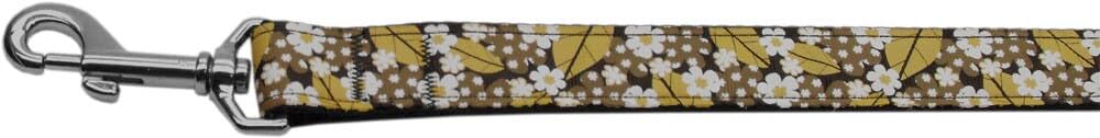 Pet Dog & Cat Nylon Collar or Leash, "Autumn Leaves" 5/8" w x 4 ft. leash