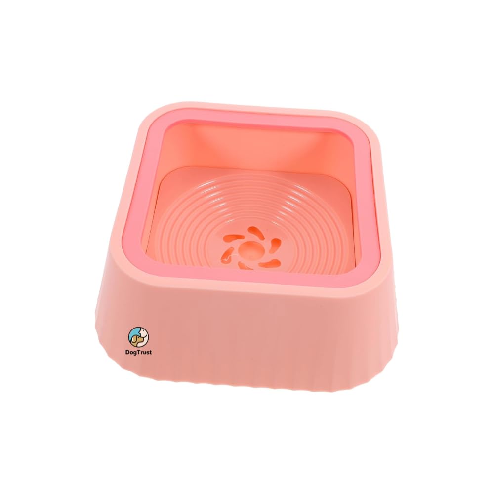 Dog Trust Durable AntiSlip Pet Feeding & Water Bowl  NonSkid Dish For Dogs, Cats, Puppies & SmallMedium Pets | Easy To Clean