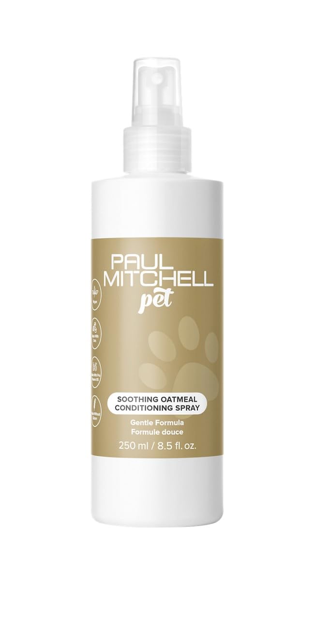 Paul Mitchell Pet Soothing Oatmeal Conditioning Spray, Gentle Formula, 8.5 fl. oz.