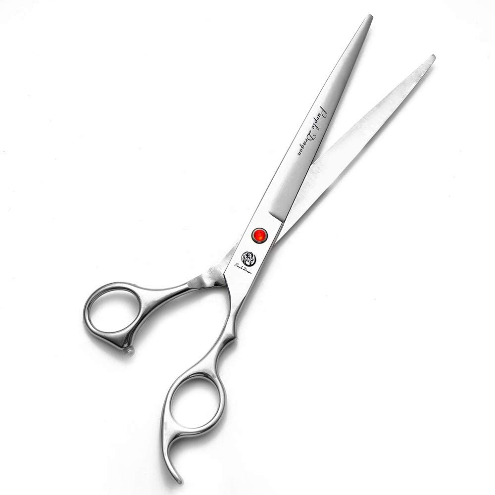 Purple Dragon 4/5/5.5/6/6.5/7/7.5/8/9/10 Sharp Edge Salon Hair Cutting Shears - Pet/Dog Grooming Scissors with Bag - Perfect for