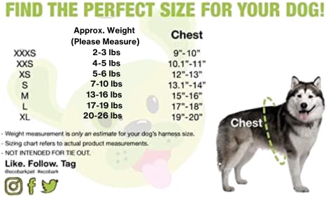 Ecobark Step In Dog Harness - Eco-Friendly Small Breed Dog Harnesses For Small And Medium Breed Dogs - Reflective And Adjustable Body Halter Vest - Soft Mesh Toy Breed Harness (Beige Plaid, Large)