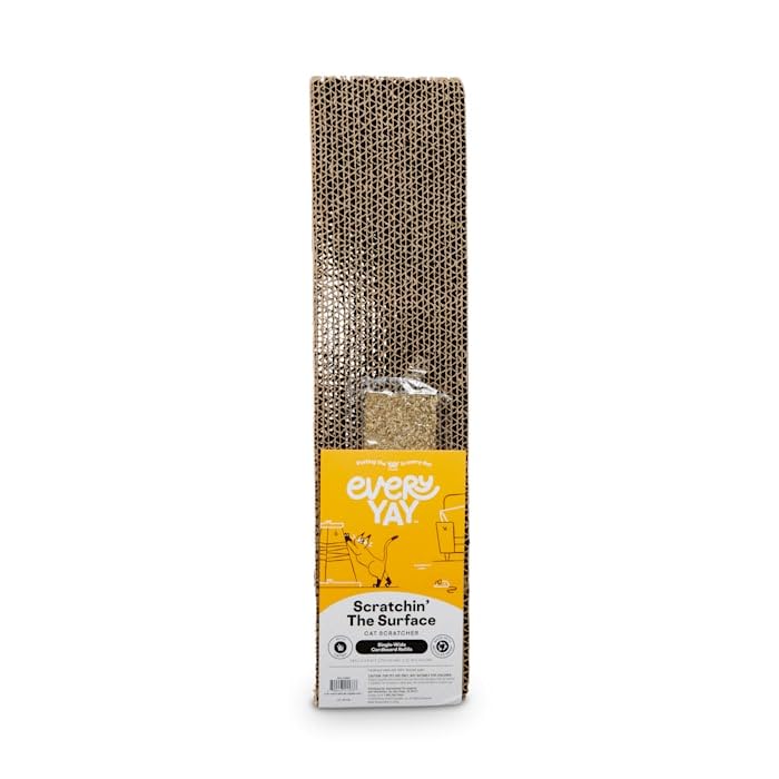Everyyay Scratchin' The Surface Single-Wide Cardboard Refills For Cat Scratchers, 18.5' L X 4.5' W X 1.75' H, Pack Of 2