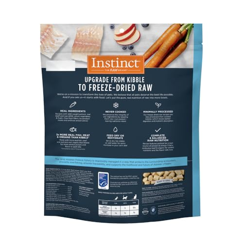 Instinct Raw Meals Freeze-Dried Pollock Cat Food, 24 oz. Bag