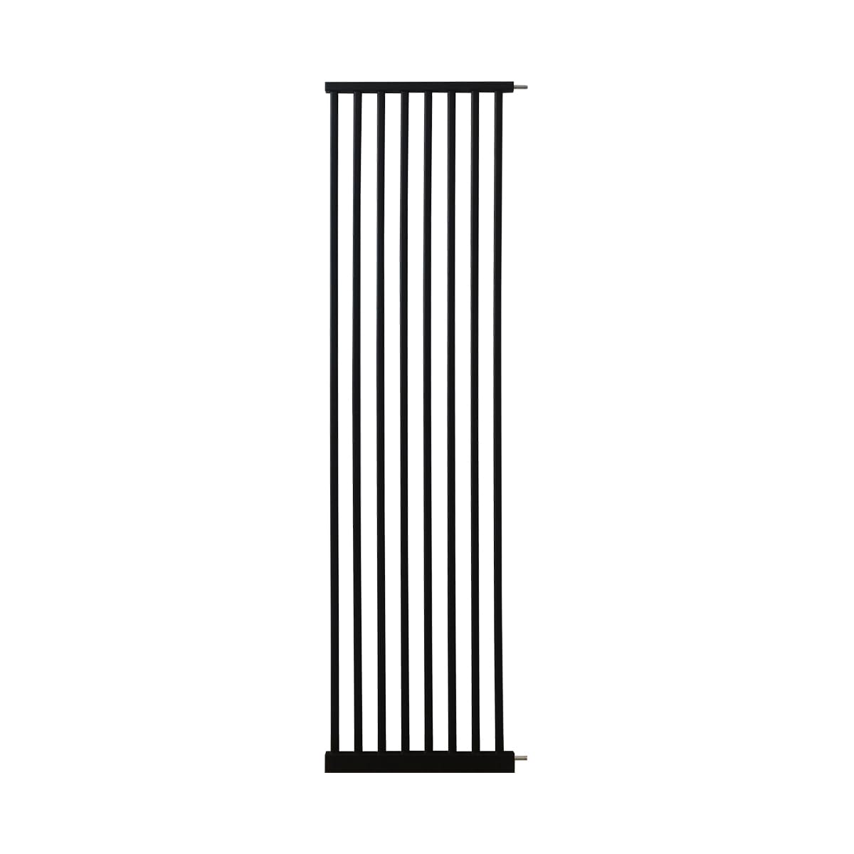 Lumizone Extra Tall Pet Gate 55.12'' High Pressure Mounted 16.73'' Wide Extension kit 1.37'' Gap (16.73'', Black)