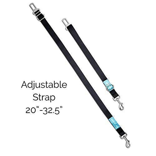 Dog Seat Belt Pet Dog Cat Car Seatbelt Safety Tether - 2 Pack - Adjustable Harness Belts Pet Leash - Heavy Duty Nylon Seatbelts - Universal Fit Cars Truck Suv