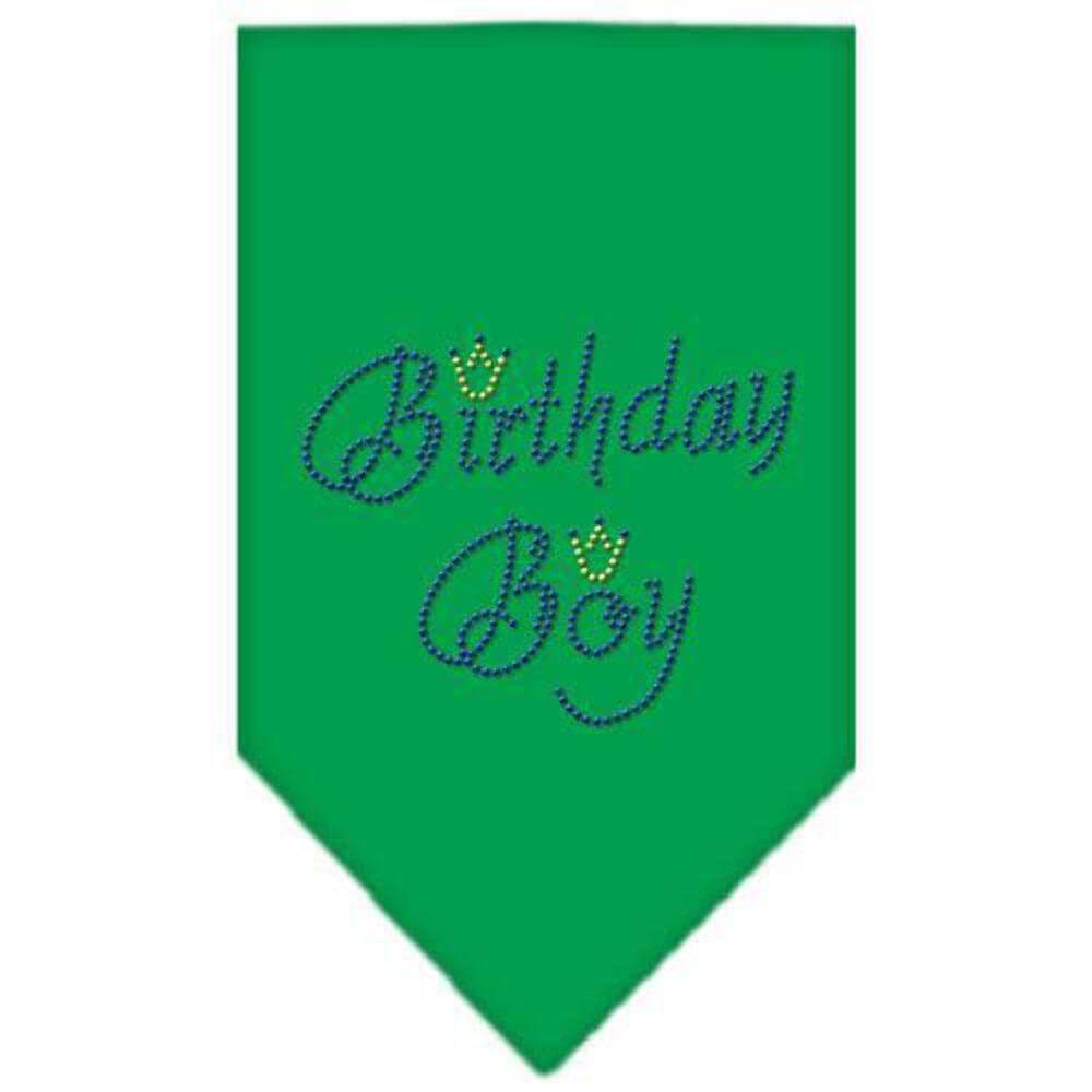 Mirage Pet Products Birthday Boy Rhinestone Bandana, Small, Cocoa