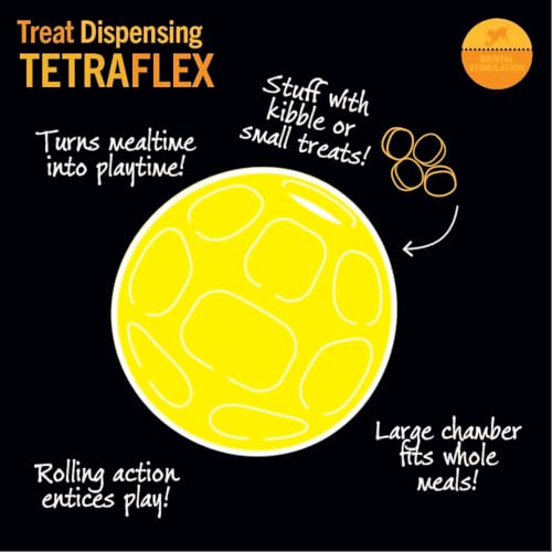 Starmark Treat Dispensing Tetraflex Dog Toy Small