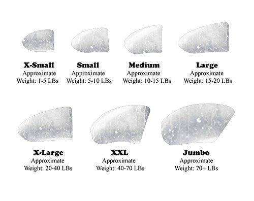 Purrdy Paws 100 Pack Soft Nail Caps For Dog Claws Clear X-Large