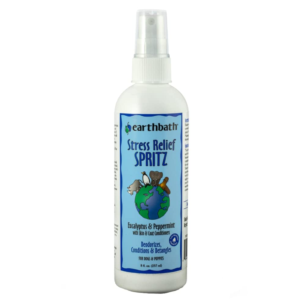 Earthbath 3-In-1 Dog & Puppy Deodorizing Spritz - Deodorizes, Conditions, & Detangles, Aloe Vera, Vitamin E, Keep Your Dog'S Coa
