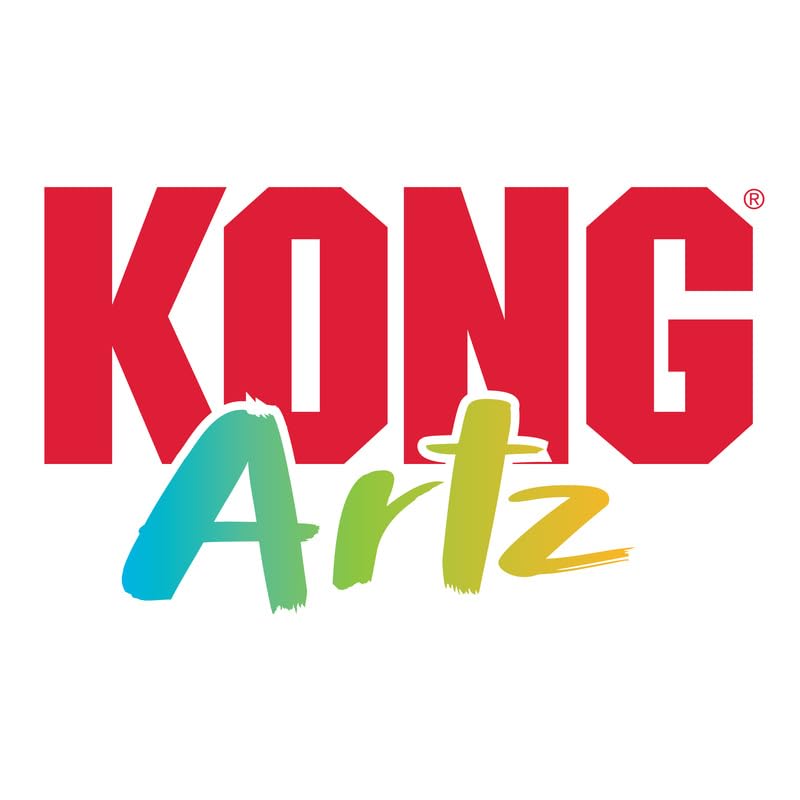 Kong Artz Cats - Crackling Cat Toys With Catnip, Ribbon And Tail (Dali/Van Gogh)
