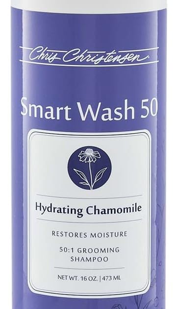 Chris Christensen Smartwash50 Hydrating Blend Ultra Concentrated Dog Shampoo, Makes Up to 50 Bottles, Groom Like A Professional,