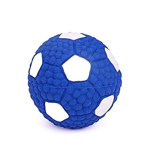 BLACK DOG Toys for Puppies and Small Breed Dog Toys 100% Durable Squeaky Toy Soft Latex Dog Toy Floating Ball for Interactive Fe