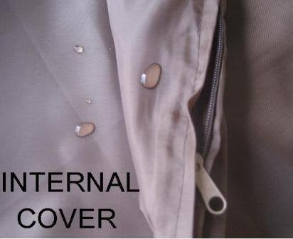 Diy Pet Bed Pillow Suede Cover + Waterproof Internal Case For Dog/Cat At Medium 36'X29' Brown Color - Covers Only