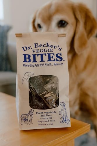 Dr Beckers Veggie Bites Dog & Cat Treats, 4 oz (113g)