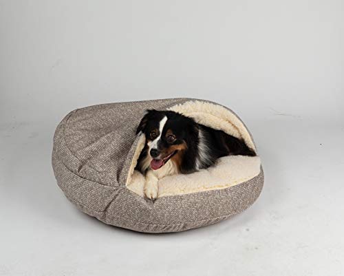 Snoozer Luxury Orthopedic Cozy Cave Pet Bed, Showdog Collection, Small - Merlin Linen