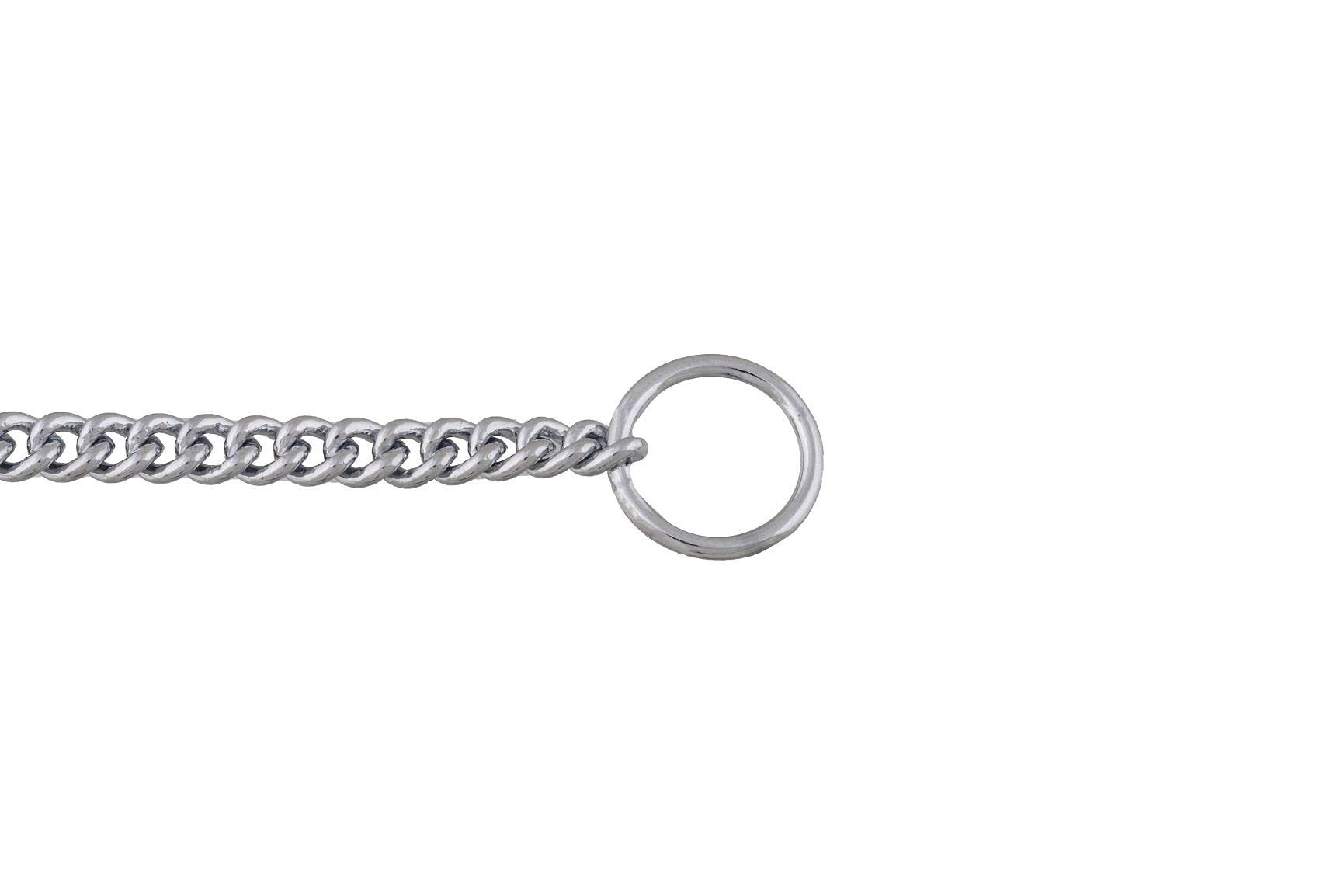 Alvalley Curved Metal Chain Dog Show Collar - Secure, Comfortable, And Durable Design For A Standout Performance- Adjustable For