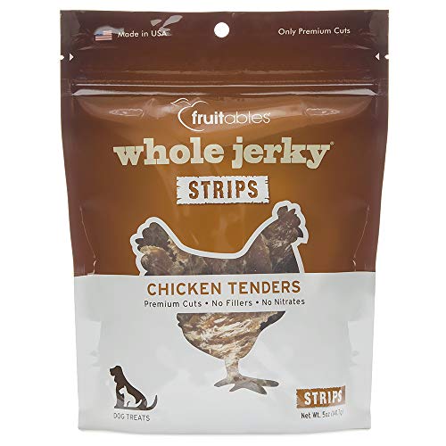 Fruitables Whole Jerky Dog Treats | Jerky Strips For Dogs | Gluten Free, Grain Free, Wheat Free | Made With Premium Meat And No 
