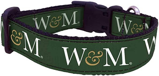 College Dog Collar (X-Small, William & Mary)