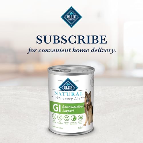Blue Buffalo Natural Veterinary Diet GI Low Fat Gastrointestinal Support Wet Dog Food, Veterinarians Prescription Required, Whi