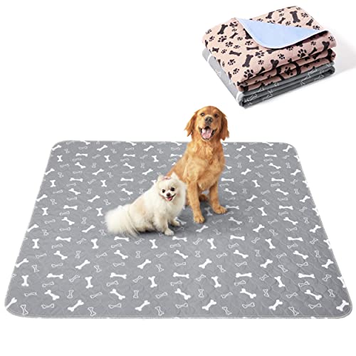 Eterish Reusable Washable Pee Pads For Dogs Large/Extra Large 36'' X 41'' 2 Pack, Absorbent Pet Puppy Dog Training Pads Non-Slip