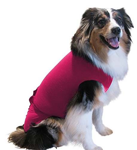 Surgisnuggly Dog Surgery Recovery Suit Dog Cone - E Collar Alternative For Dogs Made With American Textile To Protect Your Pet'S Wounds And Bandages, Aids Hot Spots, Anti Anxiety Relief-Pink-Small-Ec