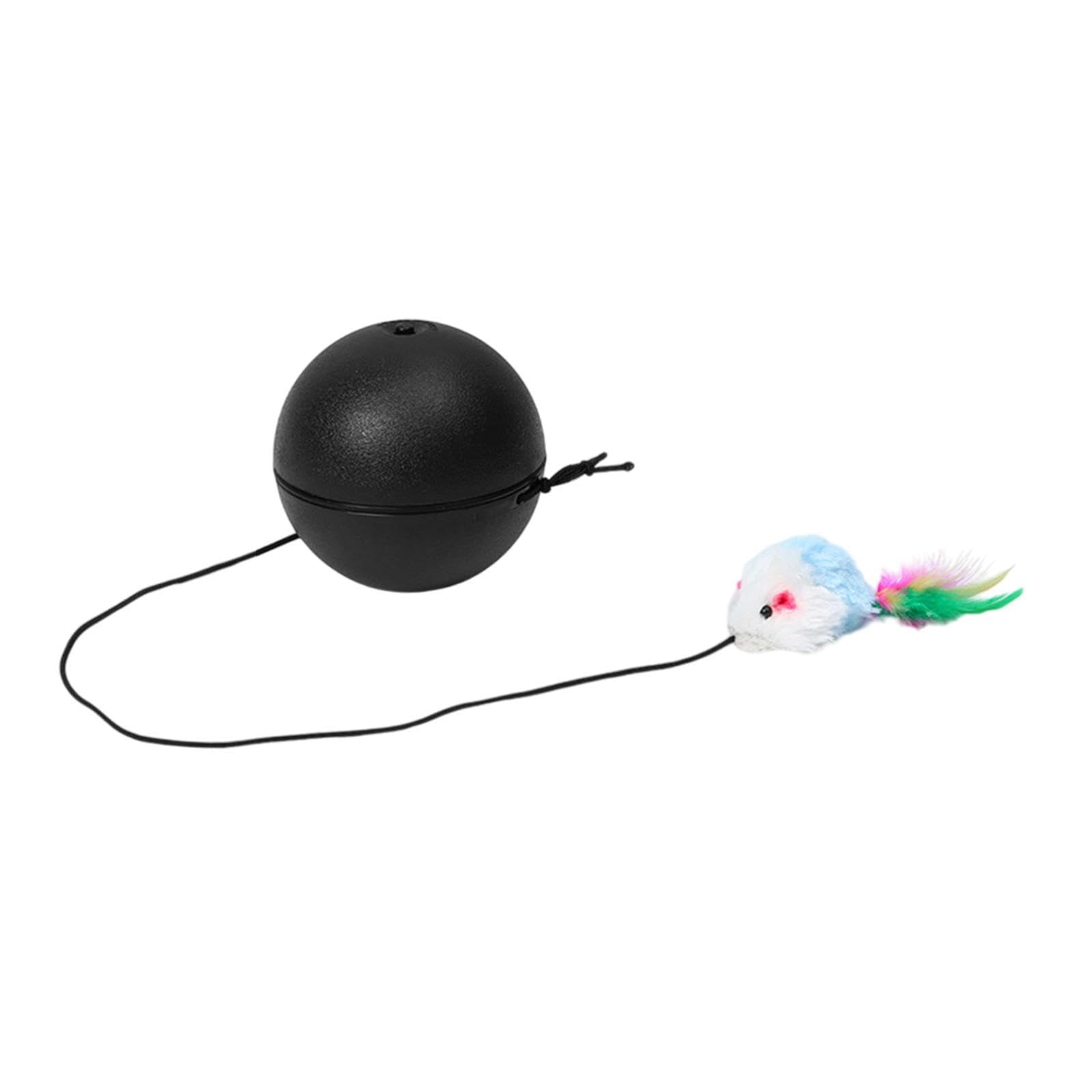 Calandis Automatic Rolling Interactive Ball Toys Avoidance Cat Ball For Training Gift Black | Toys | Cat Supplies