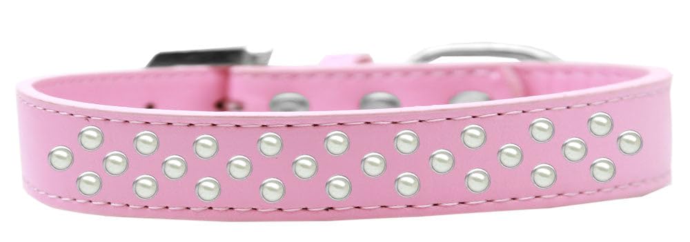 Dog, Puppy & Pet Fashion Collar, Pearl Rimsets Sprinkles Light Pink 16