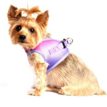 Doggie Design Dog Harness - No Choke Dog Harness, Dog Vest, Mesh Polyester, Pet Harness, Simple Step In And Go Design, Harness For Dog - Raspberry Sundae, L
