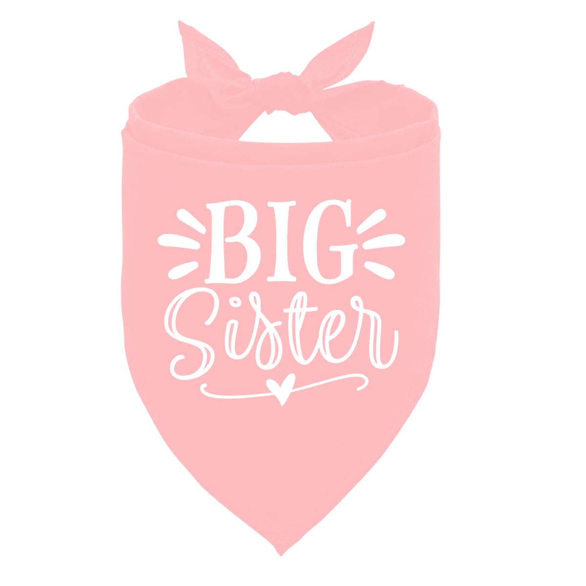Big Sister Dog Bandana, Dog Bandana, Pink Pet Dog Scarf Accessories, Pet Dog Triangle Scarf, Dog Bandana For Large Dogs, Baby An