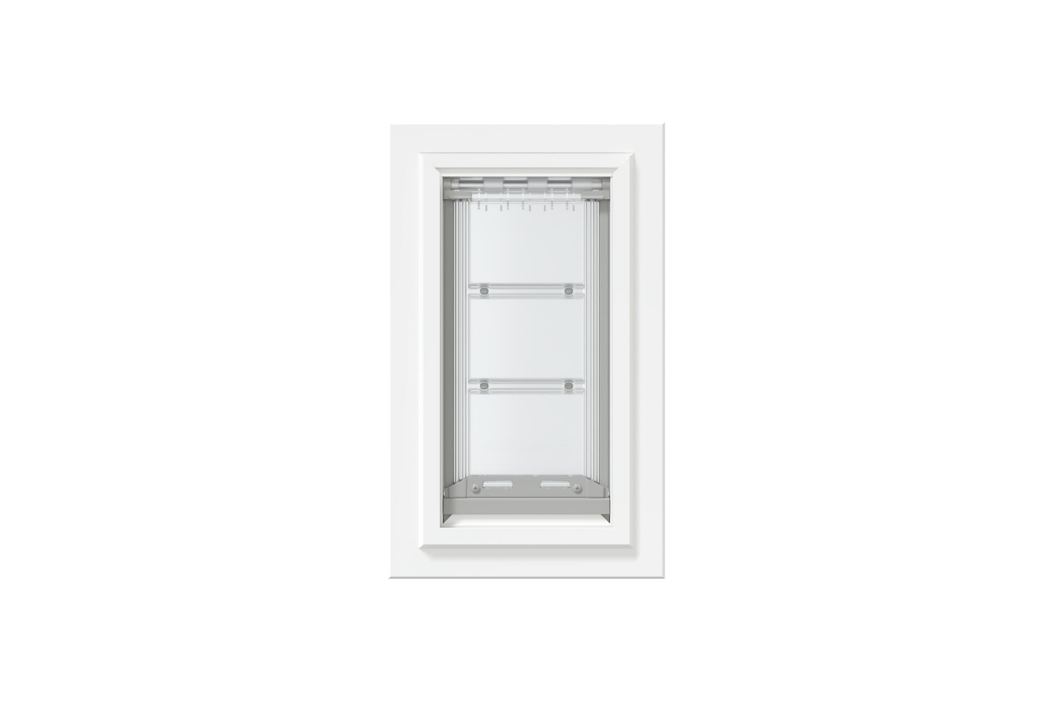 Endura Flap Cat Door For Walls | Premium Aluminum Frame Wall Mount Pet Entrancefor Cats And Small Dogs | Dual Layer All-Weather