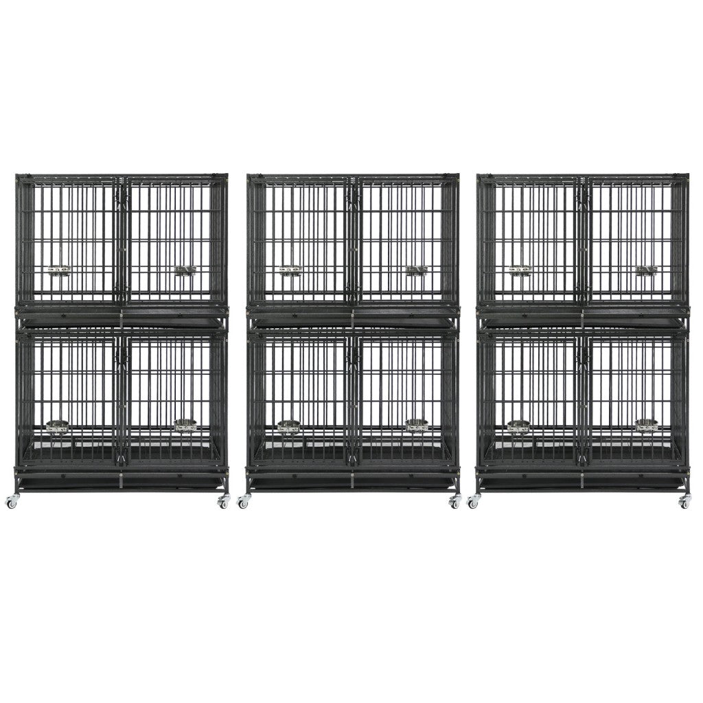 42" Stackable Dog Crate with Divider 43S (Extra Height)