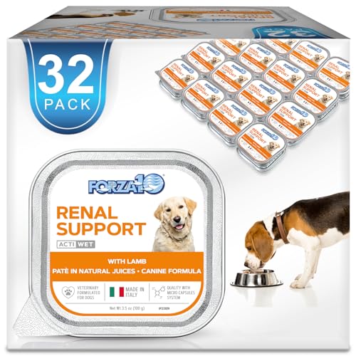 Forza10 Kidney Care Dog Food - Renal Support Wet Dog Food with Lamb, Low Protein & Phosphorus Formula, Sensitive Stomach, 3.5 oz