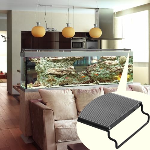 VEVOR Aquarium Light with LCD Monitor, 36W Full Spectrum Fish Tank Light with 24/7 Natural Mode, Adjustable Brightness & Timer -