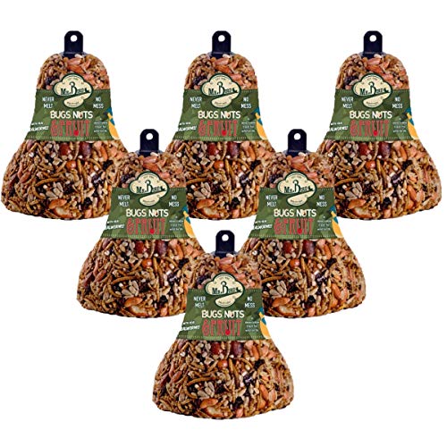 Mr. Bird 6-Pack Bugs, Nuts, & Fruit Wild Bird Seed Bell 12.5 oz.