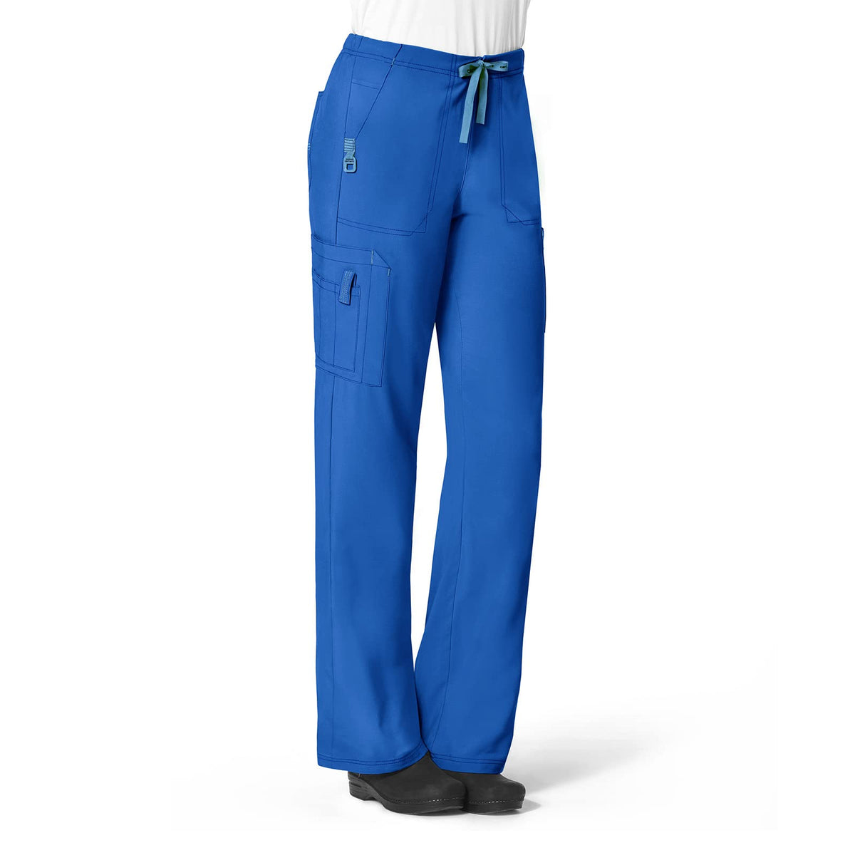 Carhartt Womens Cross-Flex Utility Scrub Pant, Royal Blue, Small