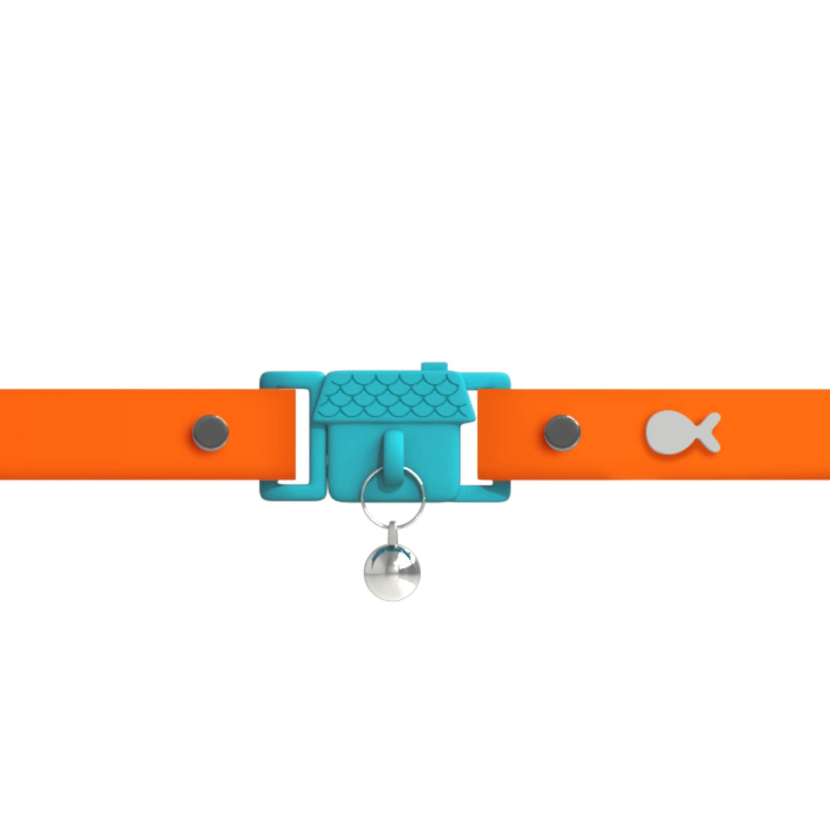Kittyrama Tangerine Cat Collar With Bell. Cat Friendly Award Winner. Approved By Vets And Cat Experts. Breakaway Cat Collars Qui