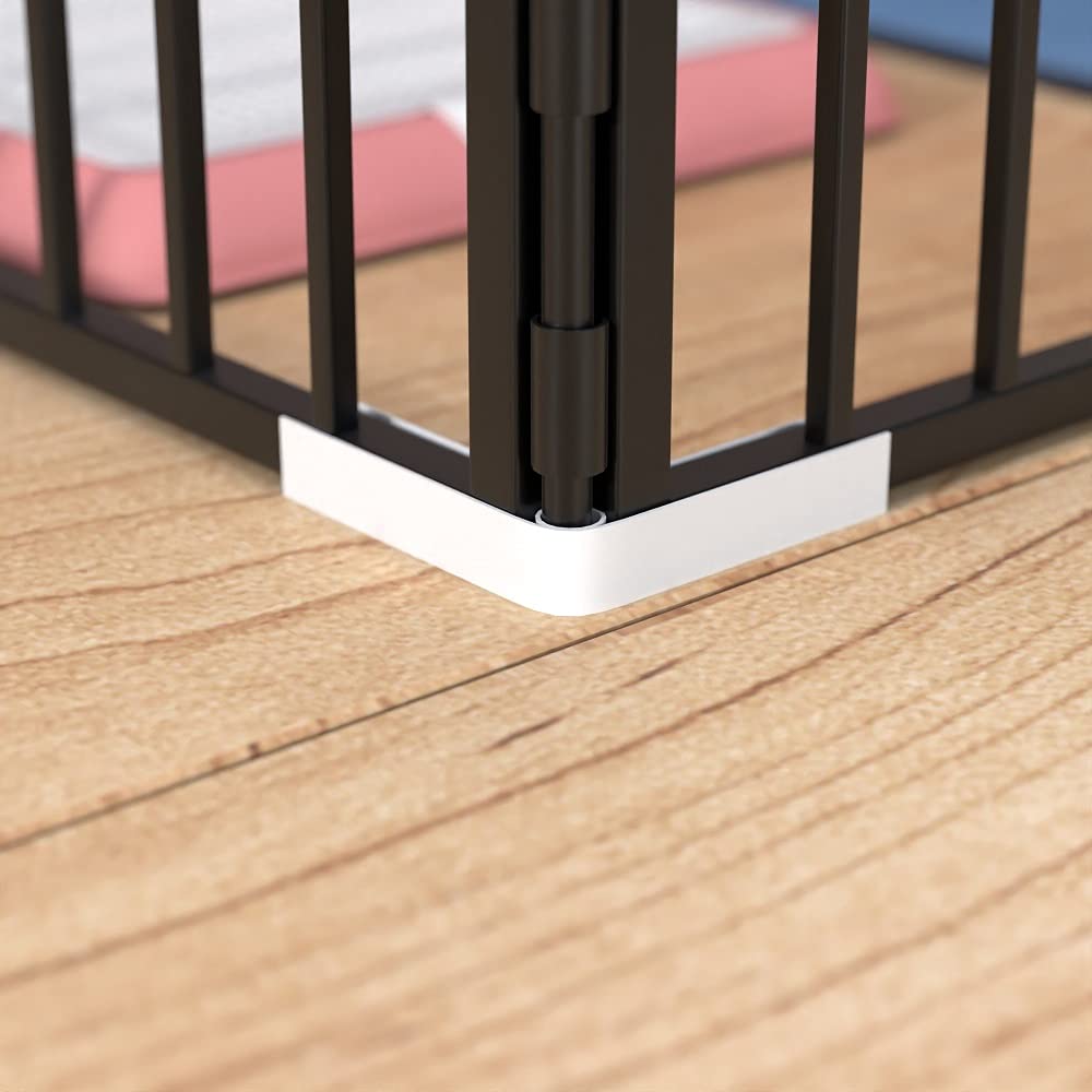 Peipoos Dog Panel Pet Playpen Pen Bunny Fence Indoor Outdoor Fence Playpen Heavy Duty Exercise Pen Dog Crate Cage Kennel (55'' L