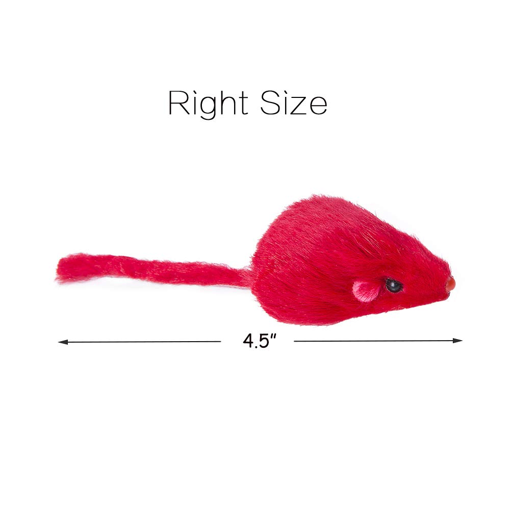 Yangbaga 14 Pack Rainbow Mice Rattle Cat Toys for Cats & Kittens - Colorful, Engaging, Interactive Fun