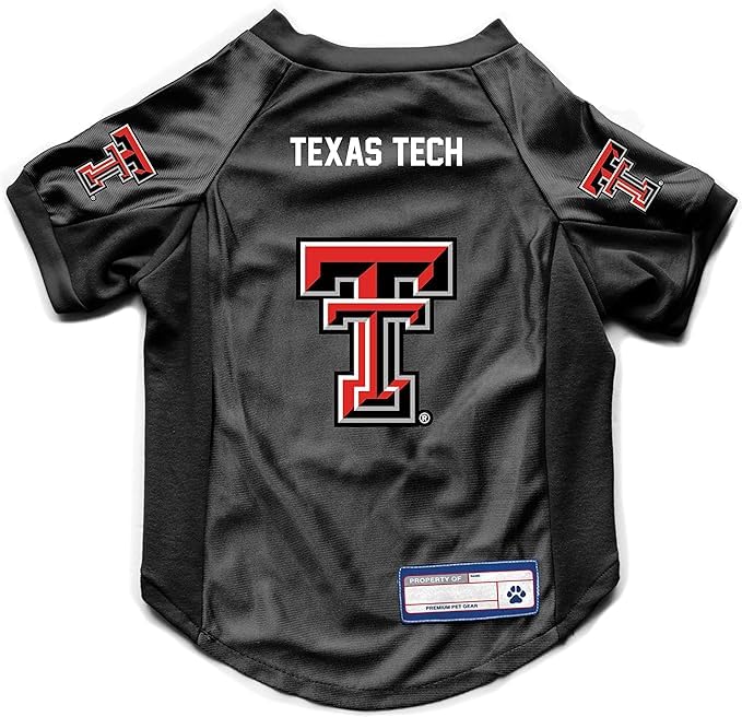 Texas Tech Red Raiders Pet Jersey Stretch Size Xs - Special Order