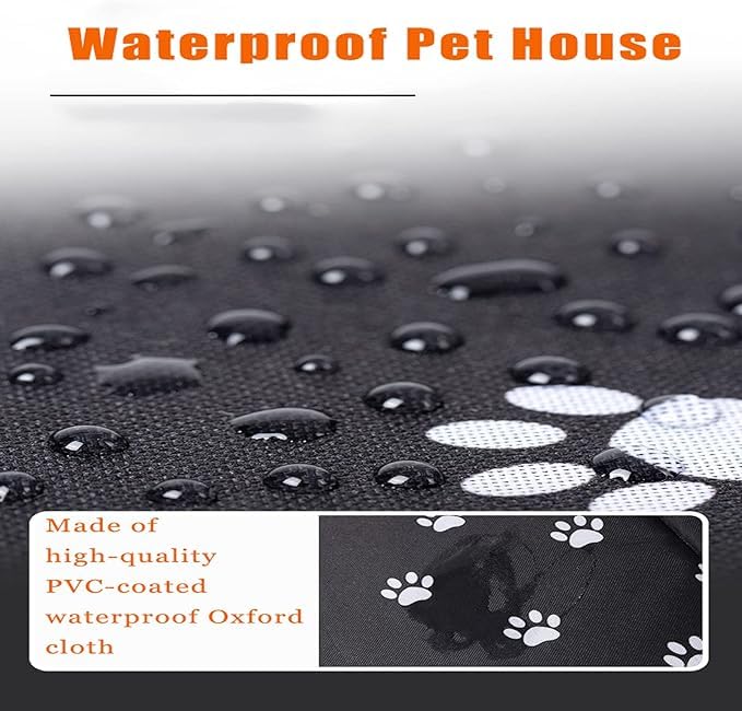 Chris Good Feral Cat House, Cat House Outdoor, Waterproof Shelter For Stray Cats, Weatherproof For Winter (Black Claw, Medium)