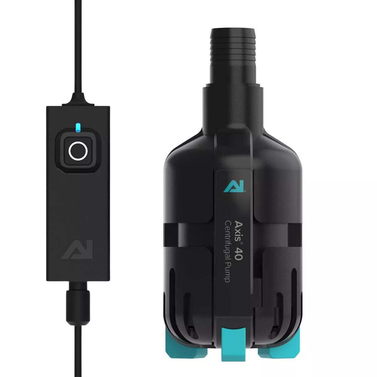 AquaIllumination AI Axis Centrifugal Smart Controllable Aquarium Pump - 400 GPH, Ultra Quiet Energy Efficient (Axis 40)