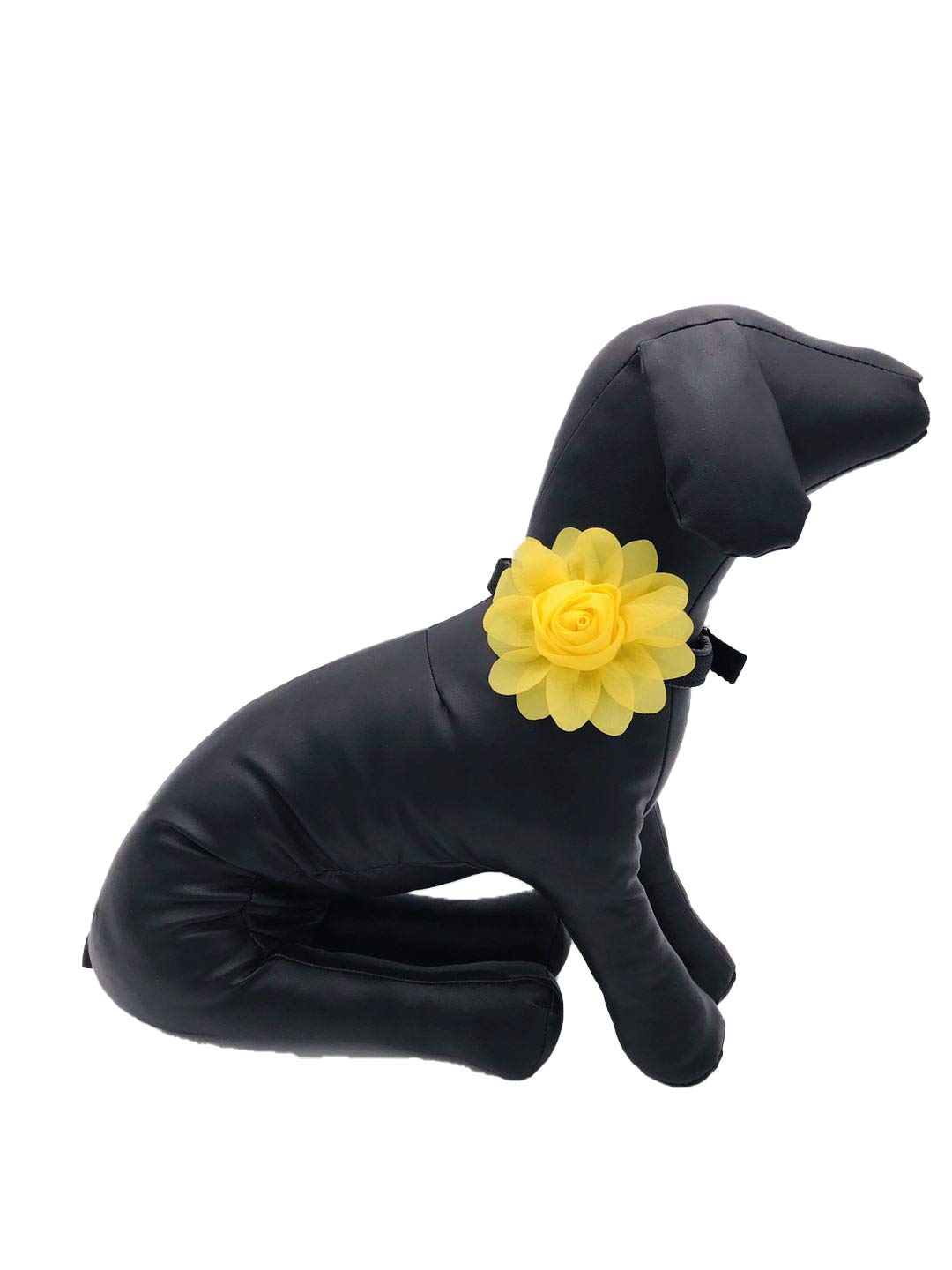 Pet Show 3.4'' Small Dog Collar Flower Charms Accessories Bows For Cat Puppies Medium Dogs Valentine'S Day Grooming Costumes