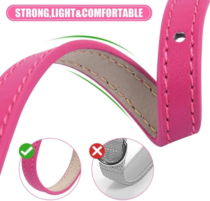 Chengfu Xxs Teacup Dog Collar, Purple, 3/8 Inch Width