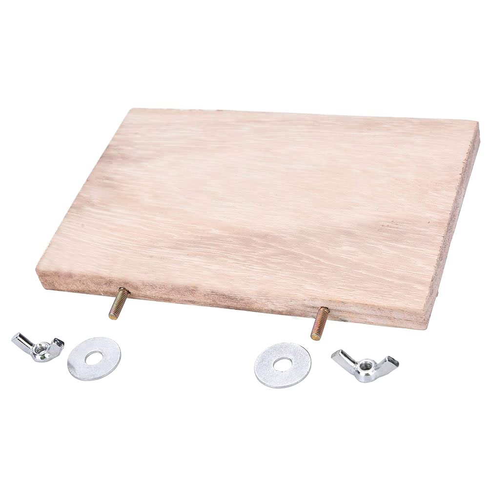 Coscosx 3Pcs Pet Parrot Bird Cage Perches Square Wooden Stand Platform Budgie Toys Bird Tree Perches For Parakeets