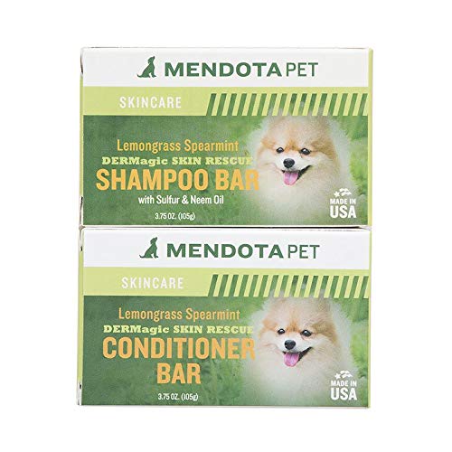 DERMagic Skin Rescue Shampoo & Conditioner Bar Combo - Made in The USA, 3.75 oz Bars