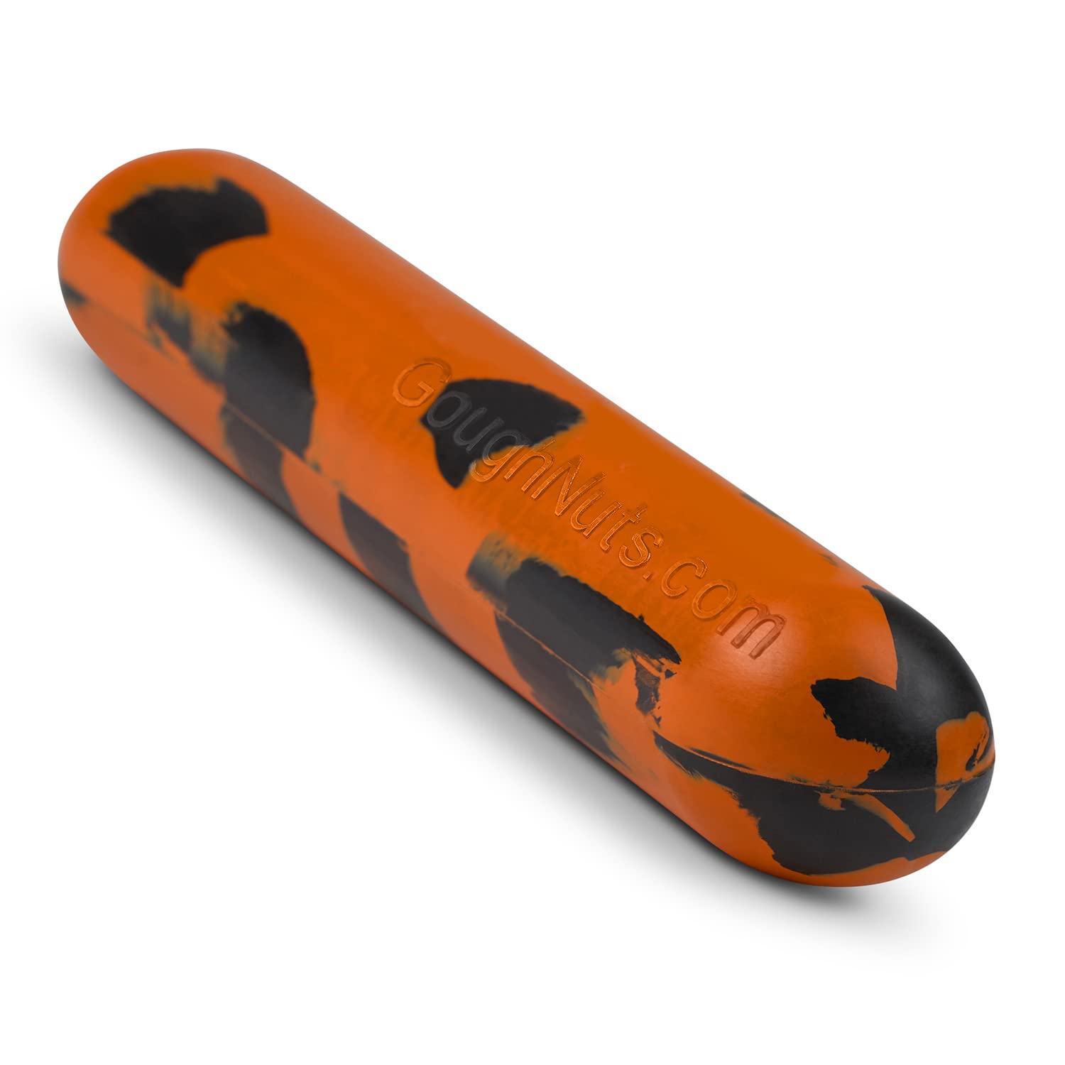 Goughnuts - Dog Toys For Aggressive Chewers | Virtually Indestructible Dog Toy Stick For Medium Breeds Such As Pit Bulls | Heavy Duty Dog Toy | Orange